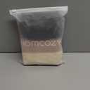 Momcozy Women's Maternity High Waist Underwear Pregnancy Soft Seamless Maternity Underwear Over Bump (Medium, Black,almond,oyster Pink-3pack)