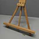 Miratuso Painting Easel, Folding Wooden Tabletop Easel Stand Holds Highest to 22" Canvas, Portable Desktop Easel Suitable for Artists, Beginners, Students