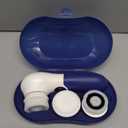 Facial Cleansing Brush: Face Scrubber for Men and Women - Face Brushes for Deep Cleansing and Exfoliating (Navy Blue)