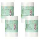 ALVABABY Diaper Liner for Baby Cloth Diapers Natural Soft Disposable Diaper Liners 11.8x7.1 Inch Fragrance Free Chlorine Free 400 Sheets (Green)