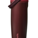 Owala FreeSip Sway Insulated Stainless Steel Water Bottle with TwoWay Spout, BuiltIn Straw and Bucket Handle, Made for Travel, School, and Sports, 30oz, BPA Free, Leak Proof, Black Cherry