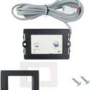36387 Dual Button Wall Switch Toilet Control Panel Fit for Thetford Tecma Toilet Silence Plus April 2006 to Present