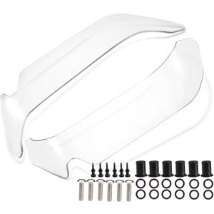 MoKitDora Lower Air Wind Deflectors Shield Side Fairing Wing with Mounting Hardware Kit Compatible with Goldwing GL1800 2018-2023