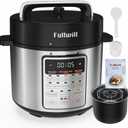 Fullwill 6QT Electric Pressure Cooker, 9-in-1 Multi-Use Programmable Pressure Cooker with Slow Cook, Rice Cook, Steamer, Sauté, Yogurt Maker, Food Warmer, Foodie Helper