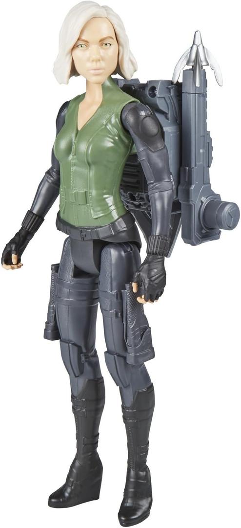 Avengers Marvel Infinity War Titan Hero Power FX Black Widow Includes Figure, Pack, Accessory, and Instructions Ages 4 and Up