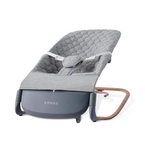 VaVaSoo 2-in-1 Auto Baby Rocker & Toddler Chair (up to 40 lbs), Dual Powered (Type-C or Battery), Motion Sensing Electric Rocking Adjustable Support Bar for Stationary Seat, Music & Timer