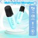 Frozen Toys for Girls Mini Karaoke Machine for Kids Princess Toys 3 4 5 6 7 8 9 10 Year Old Girl Birthday Gifts Kids Toys Toddler Wireless Microphones