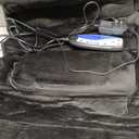 Snailax Vibration Back Massager with Heat, Massage Chair Pad with Neck Lumbar Memory Foam, 10 Vibration Motors,5 Modes, Gifts, No shiatsu (Black)