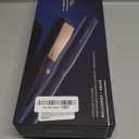 Bio Ionic GoldPro Hair Straightener, Blue, Moisturizing Heat Technology & 24K Gold MX, Hair Straightening Iron for Sleek Styles & Flat Iron Curls, 40% Longer Plates, Adjustable Heat (1.5 Inch)