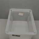 IRIS USA File Box WeatherPro File Organizer Plastic File Box for Letter/Legal File, Water Resistant Document Box, Durable Lid, Seal w/ Secure Latching Buckles, Stackable, Nestable, Clear 32 Qt.