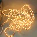 Afirst Christmas Candy Cane Rope Lights - 30FT LED Fairy Lights IP65 Waterproof Connectable Tube Lights for Outdoor Patio Garden Christmas Tree Holiday Decoration