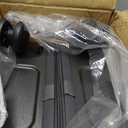 16" Underseat Luggage, Front Opening Carry On, Dark Gray