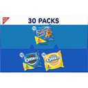 Nabisco Sweet Treats Cookie Variety Pack OREO, OREO Golden & CHIPS AHOY!, Christmas Cookies Stocking Stuffers, 30 Snack Packs (2 Cookies Per Pack)