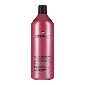 Pureology Smooth Perfection Shampoo - For Frizzy and Color Treated Hair, Smooths Hair & Controls Frizz, Sulfate-Free & Vegan (33.8 Fl Oz (Pack of 1))