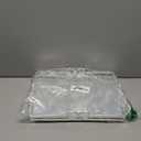 Decorative Tray, Bright Silver, Modern Premium Feeling Perfume Tray, Luxury Rust-Proof Glass Tray for Bathroom, Dresser, Bedroom (Bright Silver 11.77.92in)