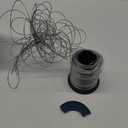 1/16 Wire Rope, Galvanized Wire, Aircraft Cable, 1/16 Cable, Galvanized Steel, Steel Rope, 500 Feet Spool, Braided 7x7, Metal, Tension, For Garage Door, Fence, Clothesline, Outdoor, Heavy Duty, 520 LB