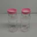 Tessco for you 2 Pcs 15 Inch Big Baby Shower Bottle for Baptism Game Large Jumbo Plastic Baby Shower Bottle Piggy Candy Bank for Girl Boy Kids Party Favor (Pink)