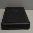 Fotree One Step Stool, Safety Step Platform for Senior  Adults, Non-Slip Mobility Step Platform for Stair, Car, Bed, Chair, Shower, Bathtub, Outdoor, 3.5 Inch High Rise Stairs 440 Lbs Capacity (Black)