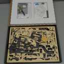 ROBOTIME 3D Puzzles Marble Run - LGA01 Marble Night City Wooden Model to Build - Model Building Kits for Adults 