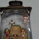 Empty Tomb Easter Scene and Cross Decoration Easter Snow Globe Resurrection Scene Cross Jesus Tomb Tray Jesus Nativity Scene Easter Decorations for Home Christian Gifts