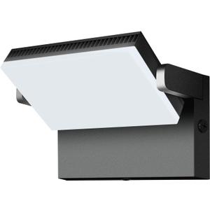 Modern Sleek Flood Lights Outdoor 120W, 18000LM 5000K Waterproof LED Security Lighting, 360° Rotatable Commercial Wall Pack for Yard, Car Lot, Building