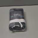 HOME GENIE Over the Door Hanging Shoe Organizer, 24 Breathable Mesh Pockets, Closet Rack Storage Holder, Stay in Place Hooks Hang on Closets, Hanger Holds Up to 40 lbs for Shoes, Accessories, Gray (Pack of 1)