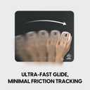 Pulsar Gaming Gears Esports Neptune Pro Gaming Mousepad Low-Resistance Speed Surface for Fast Glide & Fluid Aiming (X-Large, Soft, Jet Black)