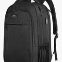 MATEIN Extra Large Backpack, 17 Inch Travel Laptop Backpack with USB Charging Port, Anti Theft TSA Friendly Business Work College Computer Backpack for Men Women, Black
