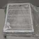 MOCOUM Wine Glasses Rack Under Cabinet Stemware Rack, Wine Glass Hanger Rack Wire Wine Glass Holder Storage Hanger for Cabinet Kitchen Bar (White, 3 Rows 2 Pack)