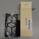 Gaoye +1.25 2-Pack of Reading Glasses - Blue-Light Filter, UV Protection - Readers with Rectangle Frames (Black)