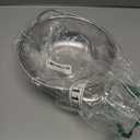 Colander Stainless Steel 3-Quart, Metal Strainer with Base, Strainer for Kitchen Food, Dishwasher Safe (Silver)