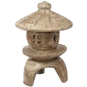 Solid Rock Stoneworks Small Round Pagoda- 12" Tall x 8- Buff