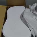 TUSHY Ottoman: Squatting Toilet Stool | Squatting Position Helps Improve Bowel Health, Reduce Strain & Relieve Constipation | 9" Tall, White