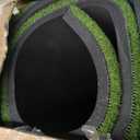 Integrated 5x4ft 6x4ft & 6x5ft 26mm-31mm Golf Mat with Ball Tray, Thickening Golf Mats Practice Outdoor & Indoor Artificial Turf Matt with 3 Tees