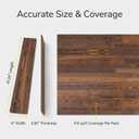 SINGULARWOOD Tongue & Groove Pine Wood Wall Panels,Wood Planks for Walls, Mocha Pine