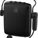 WinBridge Wireless Voice Amplifier for Teachers with Bluetooth Headset Microphone and Waistand, Bluetooth Voice Amplifier, Portable Meagaphone Speaker Mic, Back to Shool Supplies, 15W|1500mAh WB002