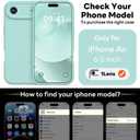 Vooii Magnetic for iPhone Air Case, Compatible with Magsafe (Premium Liquid Silicone) (Integrated Camera Control Button) Anti-Scratch Microfiber Lining for iPhone 17 Air 6.5 inch, Mint