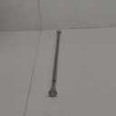 Kenney Nicholas Twist & Fit No Tools Tension Curtain Rod, 28 to 48 Inch Brushed Nickel Silver Extendable Rod, Easy Install
