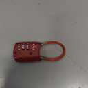 Master Lock 4688D Set Your Own Combination TSA Approved Luggage Lock, 1 Pack, Red