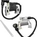 2 Set of Ignition Coil with Left and Right Magento, Replacement for Honda GX610 GX620 GX670 Cat12000 Predator 670cc, Replaces 30500-ZJ1-023 30500-ZJ1-013 30500-ZJ1-845