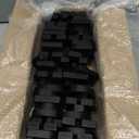 Bright Creations 54 Pieces 3D Wooden Alphabet Letters for Tabletop, Home Wall, Party Decor, DIY Crafts, A-Z (3 Inch, Black, 0.6 in Thick) - Letters for Wall Decor