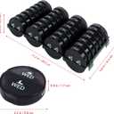 XL Monthly Pill Organizer 2 Times A Day, AM/PM One Month Pill Box 28 Day,Daily Pill Case Large 4 Week Big Compartments for Pills Vitamin Fish Oil Supplements (Black)