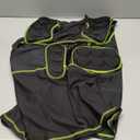 Exxact Sports Defender Adult Padded Football Shirt - Football Rib Protector with Shoulder & Spine Football Pads, 5-Pad Football Compression Shirt, Black, Size 2XL