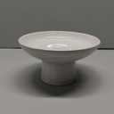 hd 5.2 inch Ceramic Footed Bowl White