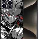 Tanjiro Manga-Themed Tempered Glass Silicone Case - Fashion Anime Role Artwork Design Phone Shell for iPhone 16 Pro
