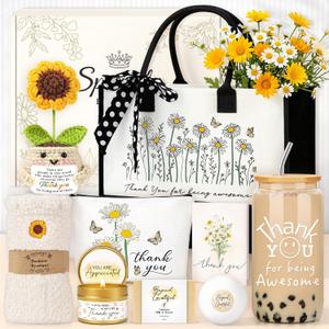 Thank You Gifts for Women Employee Teacher Appreciation Gifts for Women Best Appreciation Gift Ideas Basket Thank You for Being Awesome Gift Set for Coworker Nurse Staff Coach Friend Mom Boss Families