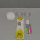 Cookie Decorating Kit Supplies Including 2 Acrylic Cookie Turntable 6 Cookie Scribe Needle 4 Silicone Mesh Mats 6 Cookie Decoration Brushes 8 Rubber Feet Bumpers (Number A)