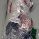 4th of July Cheesecloth Table Runner, Vintage Red White and Blue Table Runner for Memorial Day Labor Day Independence Day Veterans Day Patriotic Party Decoration for Dining Room Indoor Outdoor 118Inch (120X35Inch)