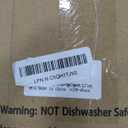 Clear Fridge Organizer, Refrigerator Organizer Bins with Handle, Freezer, Kitchen Cabinet, Pantry Organization, BPA Free Fridge Organizers (12.4 inch 4 Pack)