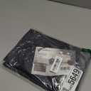 Leather Look Couch Arm Covers Set of 2 Armrest Covers for Sofa Chair Arm Protectors Stretch Armchair Slipcovers with Pockets Washable Spandex Fabric (Large, Dark Grey)